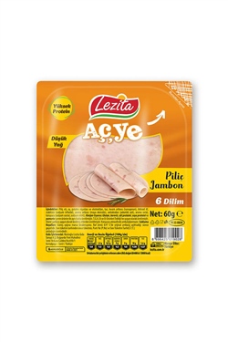 Lezita Aç Ye Piliç Jambon 6 Dilim 60 Gr