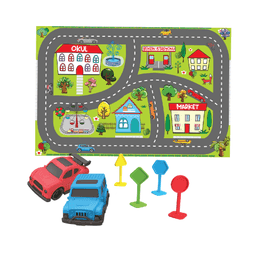 Oyuncak Arabalı Halı 
