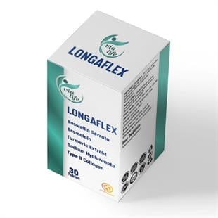 Longaflex Tip 2 Kolajen, Hyalüronik Asit, Bromelain, Bozwellia 30 Tablet - 3'lü