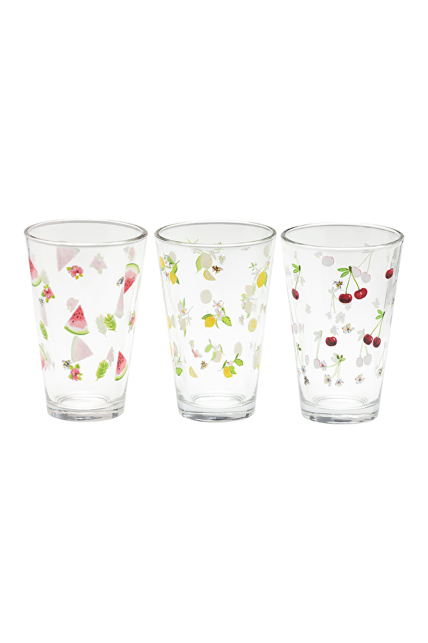 Rakle Frutta Meşrubat Bardağı 3'lü 395 cc
