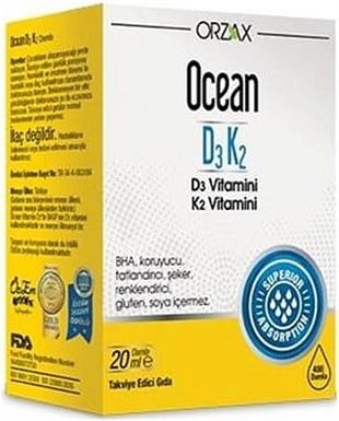Ocean D3K2 Damla 20 ml