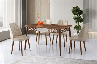 Karataş Ma-1223 Mira Masa Ceviz-Beyaz/Ceviz