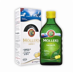 Möller's Omega 3 Limonlu Balık Yağı Şurubu 250 ml