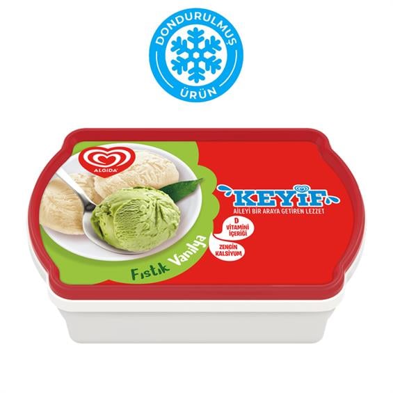 Algida Keyif Fıstık - Vanilya 750 ml