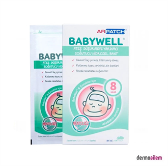 Babywell Ateş Düşürmeye Yardımcı Soğutucu Hidrojel Bant 2 Adet