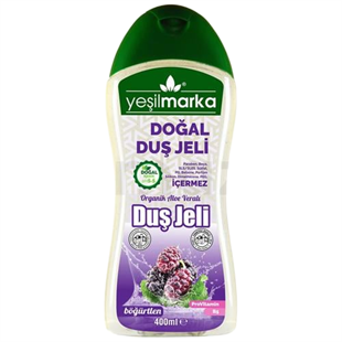 Yeşilmarka Doğal Duş Jeli 400 ml - Böğürtlen