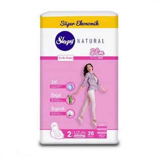 Sleepy Natural Slim İnce Ped Uzun 20'li