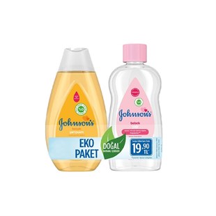 Johnson's Baby Şampuan 200ml + Bebek Yağı 200ml 2'li Kofre