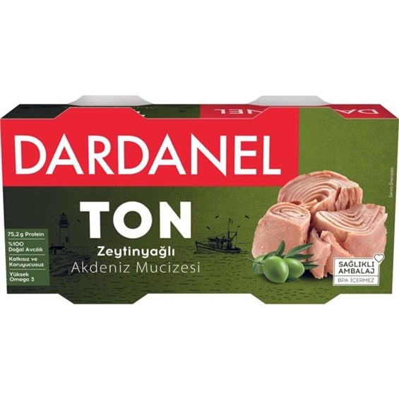 Dardanel Ton Zeytinyağlı 2'li 140 gr
