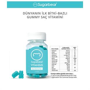Sugarbear Hair Vitamin Gummies 75'li