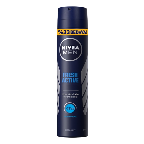 Nivea Fresh Active Deodorant Sprey 200 Ml