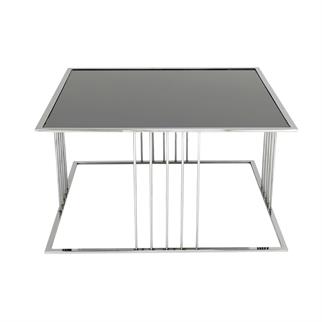 Karataş OS-9219 Küp Orta Sehpa Gümüş/Füme