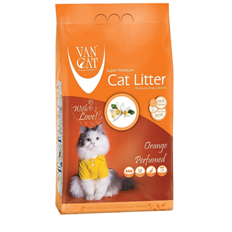 Vancat Portakal Kokulu İnce Taneli Kedi Kumu 10 Kg