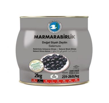 MARMARABİRLİK ZEYTİN 2 KG HİPER 231-260