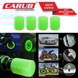 Carub Sibop Kapağı 4 Lü Neon Fosfor Yeşil