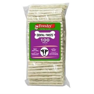 Freshy Beyaz Dental Burgu Çiğneme Çubuğu 100Adet