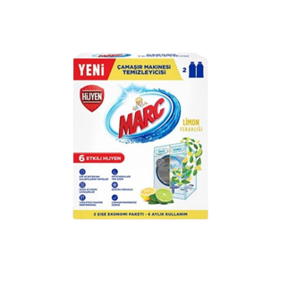 MARC ÇAMAŞIR MAKİNESİ TEMİZLEYİCİSİ LİMON FERAHLIĞI 2'Lİ