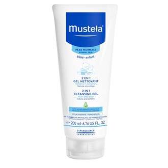 Mustela 2 in 1 Hair & Body Wash 200 ml - Saç Ve Vücut Şampuanı