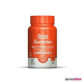 Ocean Gummies Multivitamin Adult 60 Çiğnenebilir Jel Form