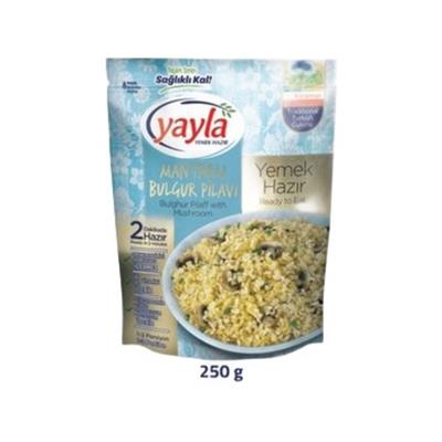 YAYLA HAZIR YEMEK 250gr MANTARLI BULGUR PILAVI