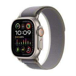 Apple Watch Ultra 2 GPS + Cellular 49mm Titanyum Kasa ve Yeşil / Gri Trail Kordon (S/M) - MRF33TU/A