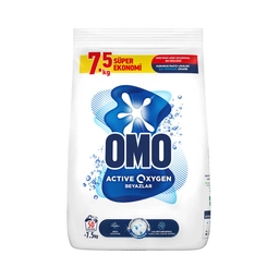 Omo Active Oxygen Beyazlar İçin Toz Deterjan 7,5 Kg
