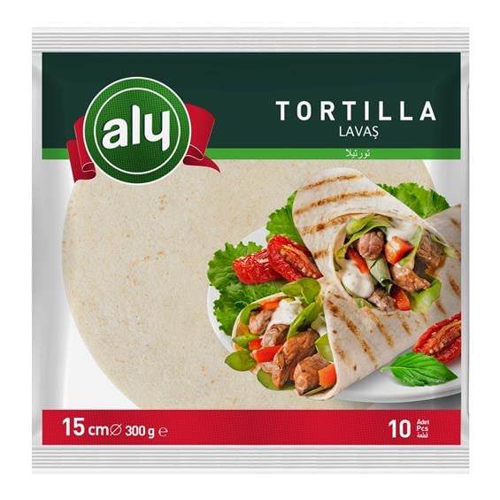 Aly Lavaş Tortilla 15 cm 10'lu 300 gr
