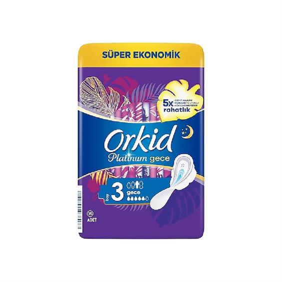 Orkid Platinum Süper Eko Gece Extra Plus 16'lı