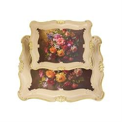 Karaca 2 li Barok Dikdörtgen Tepsi