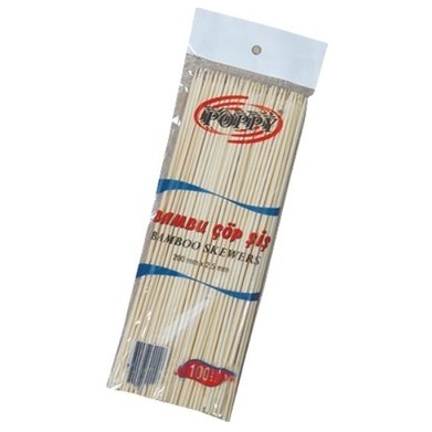 Poppy Çöp Şiş 25cm 100'lü