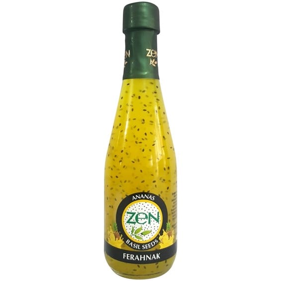 Zen Basil Fesleğen Tohumlu Ananaslı İçecek 330 ml