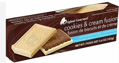 ORIGINAL GOURMET COOKIES&CREAM FUSION 102G
