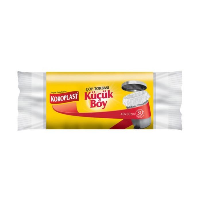 Koroplast Küçük Çöp Torbası Ekonomik 40x50 30'lu