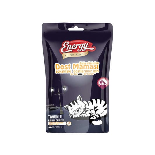Energy Dost Yetişkin Tavuklu Kedi Maması 100 Gr