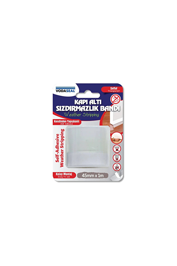 Vodaseal Kapı Altı Sızdırmazlık Bantı Şeffaf 45mmx1 m