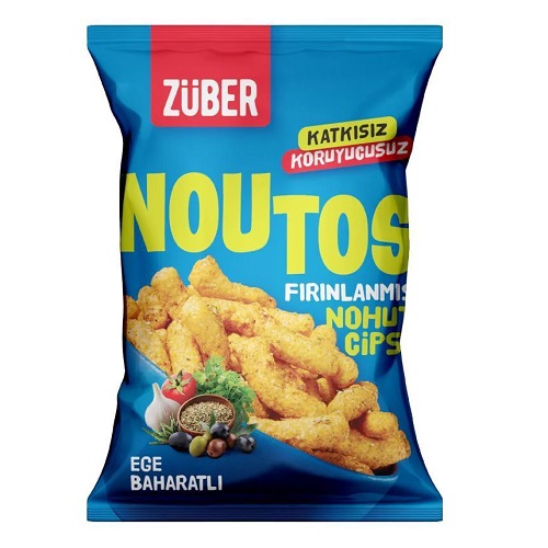 Züber Noutos Fırınlanmış Nohut Cipsi Ege Baharatları 55 gr