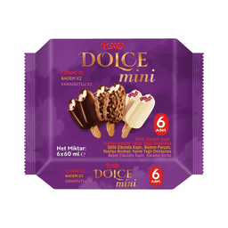 Freedo Dolce Mini Classic/Badem/Karadut Dondurma 6x60 Ml