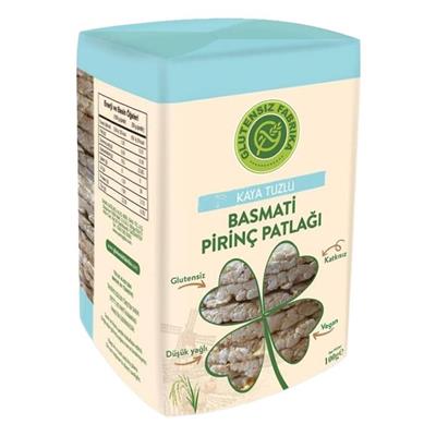 GLUTENSIZ FABRIKA KAYA TUZLU BASMATI PRIRINÇ PATLAGI 75g
