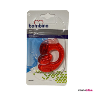 Bambino Ayyıldız Figürlü Kırmızı Sulu Diş Kaşıyıcı