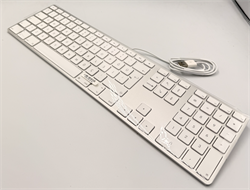 Apple Aluminum Wired Keyboard MB110TQ/A Türkçe Q, USB, Numerikli Kablolu