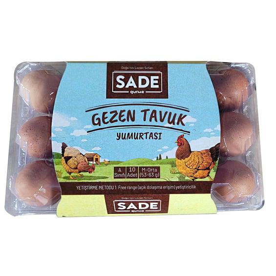 Sade Organik Yumurta 10'lu M
