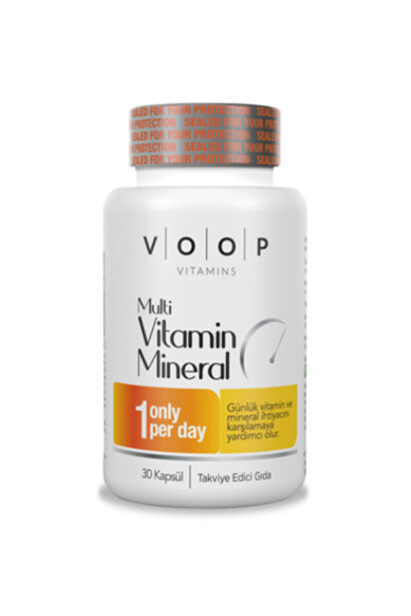 VOOP Multivitamin ve Mineral İçeren Kapsül Takviye Edici Gıda 30 Kapsül