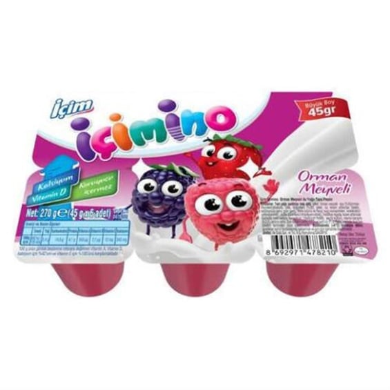 İçim İçimino Orman Meyveli Büyüme Küpü 40 gr 6'lı