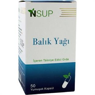 Nsup Omega 3 Balık Yağı 1000 mg 50 Softgel