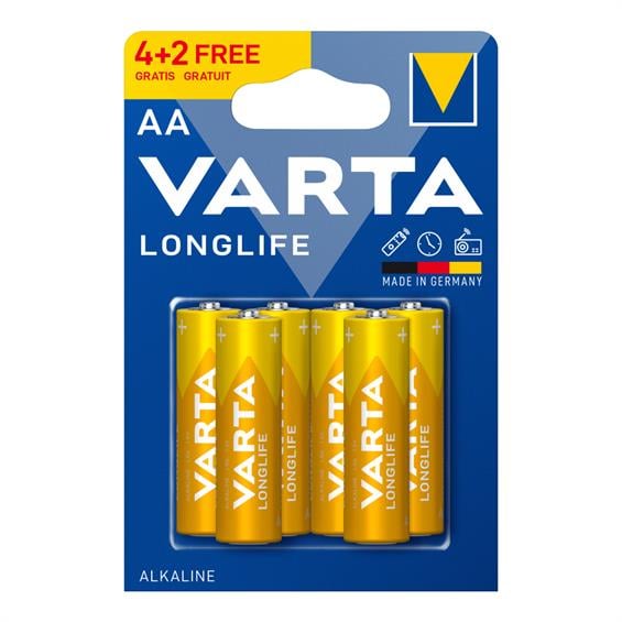 Varta Longlife 6 AA Pil