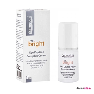 Dermoskin Be Bright Göz Çevresi Peptit 15 ml Kompleks Krem