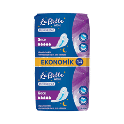 La Belle Ultra Gece Hijyenik Ped 14'lü