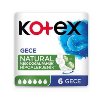 Kotex Natural Uzun 7'li
