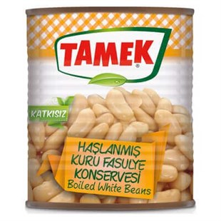Tamek Haşlanmış Fasulye 800g