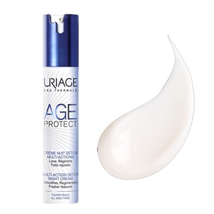 Uriage Age Protect Multi-Action Detox Night Cream 40 ml - Tüm Cilt Tipleri İçin